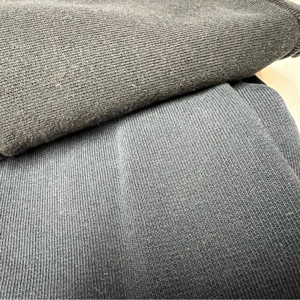 Frank & Eileen Catherine Favorite Cropped Wide Sweatpants Triple Fleece Navy - Picture 14 of 14